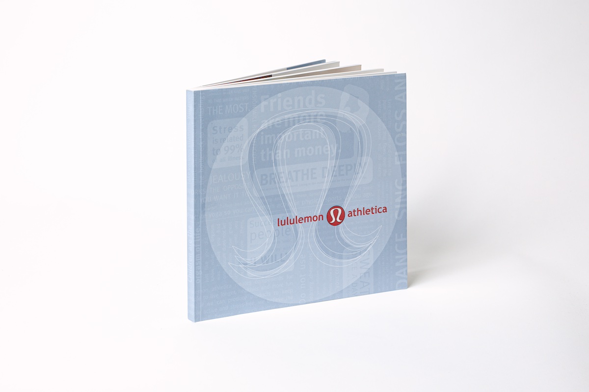 Product image for lululemon's custom brand culture book, Elevate to Greatness.